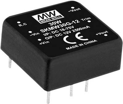 Image du produit MeanWell Modules de conversion DC/DC série SKMW30 DIP x1 Case Single Output 1 régulé
