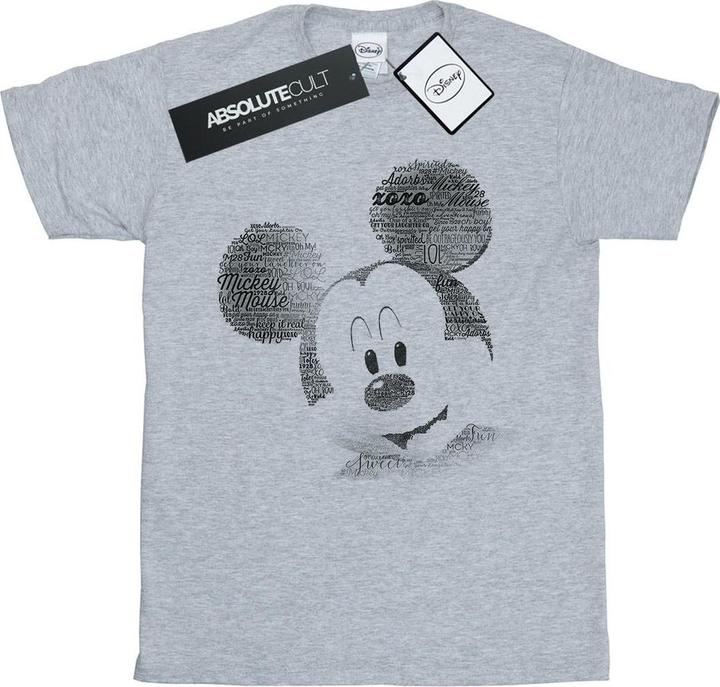 Image du produit Disney - T-shirt MICKEY MOUSE TEXT FACE - Homme (3XL)