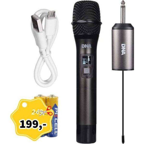 No Name Drahtloses dynamisches Mikrofon DNA FU VOCAL SET, Microfono