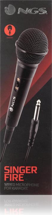 Image du produit NGS Singer Fire Black Karaoke microphone