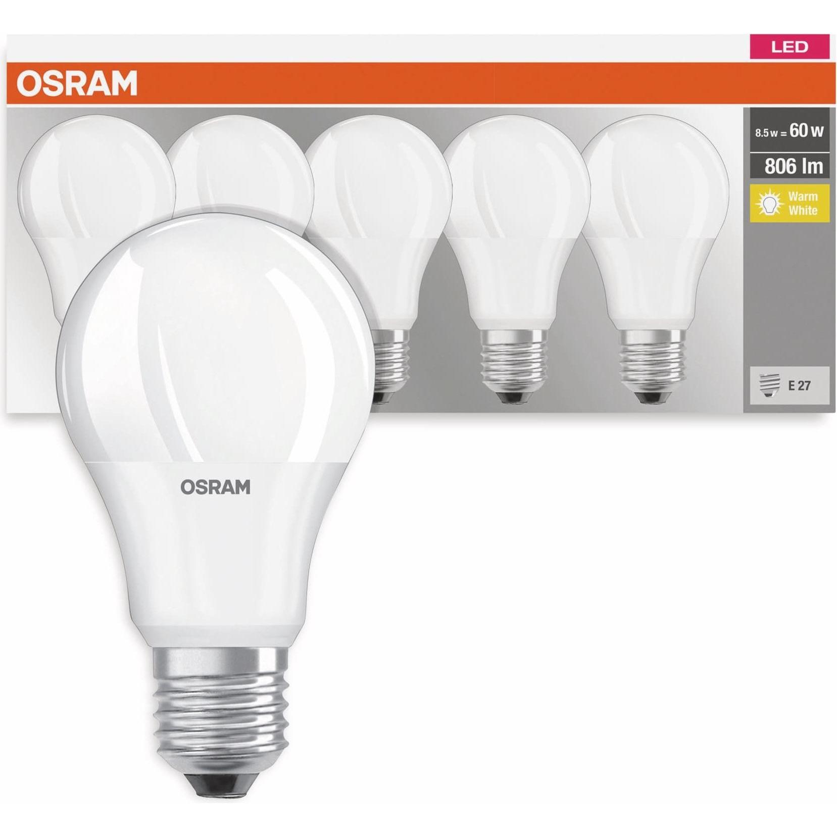 Thumbnail - Osram, Leuchtmittel, Base Classic A (E27, 7 W, 806 lm, 5 x, F)