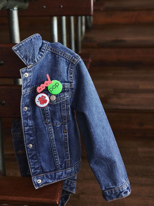 Immagine prodotto Vertbaudet Mädchen Jeansjacke mit Druckknöpfen (98, 104)