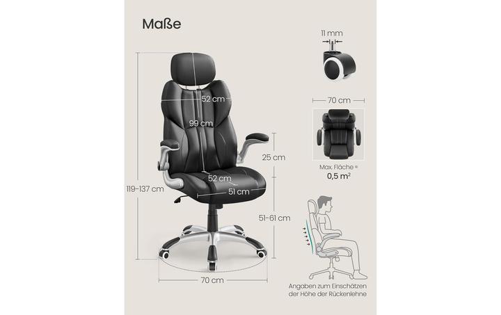 Actual product image Songmics Eline (52 - 61 cm)