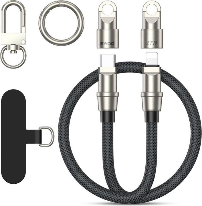 Actual product image Bwoo String 27W Cable USB-C to Lightning, 1,2 m (1.20 m, 27 W)