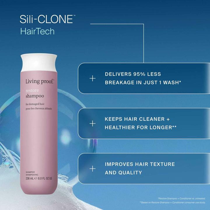 Produktbild Living Proof Restore Shampoo 236ml (Flüssiges Shampoo, 236 ml)