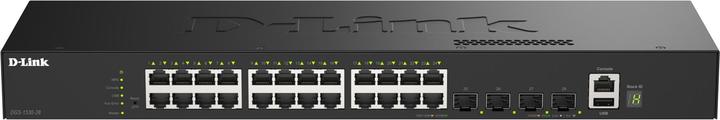 Actual product image D-Link 24 Ports GE + 4 Ports 10G SFP+ Smart Managed Switch (28 ports)