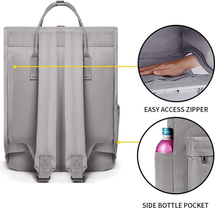 Actual product image Only-Bags.Store Backpack Daypack with Laptop Compartment, Modern Rolltop Backpack Daypack, Waterproof