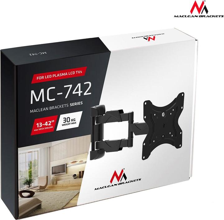 Actual product image Maclean MC-742 TV mount (42 inch) (Wall, 42", 30 kg)