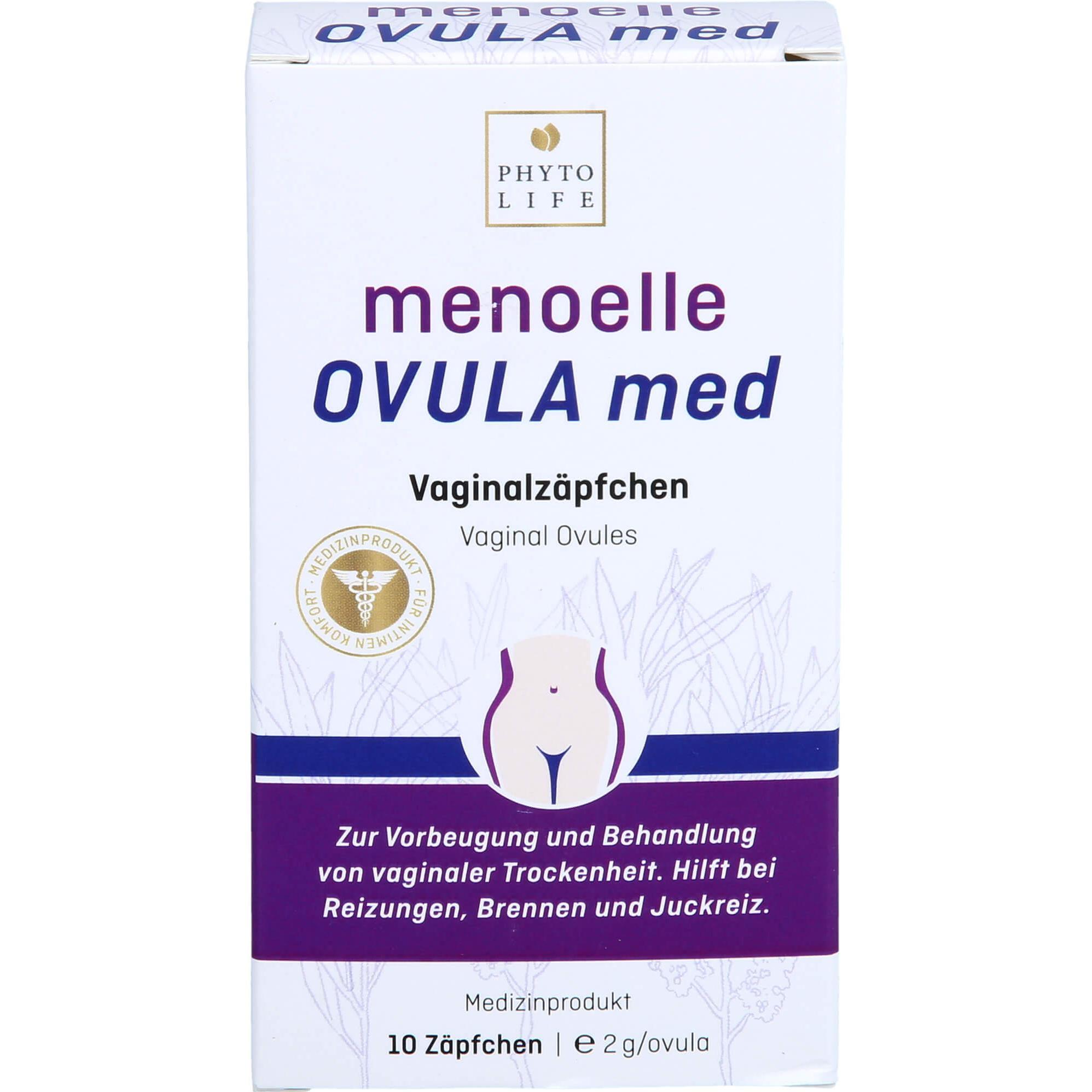 Menoelle, Intimpflege, Ovula Med, 10 St VOV (Intimgel)