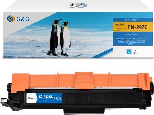 Actual product image G&G TONER BR TN247C C 2300 PAG (C)