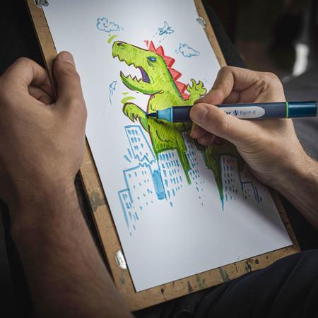 Produktbild Schneider Paint-It 040 27 Teile Brush-Pens farbsortiert (Mehrfarbig, 1 mm, 27 x)