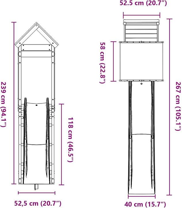 Immagine prodotto vidaXL Spielturm