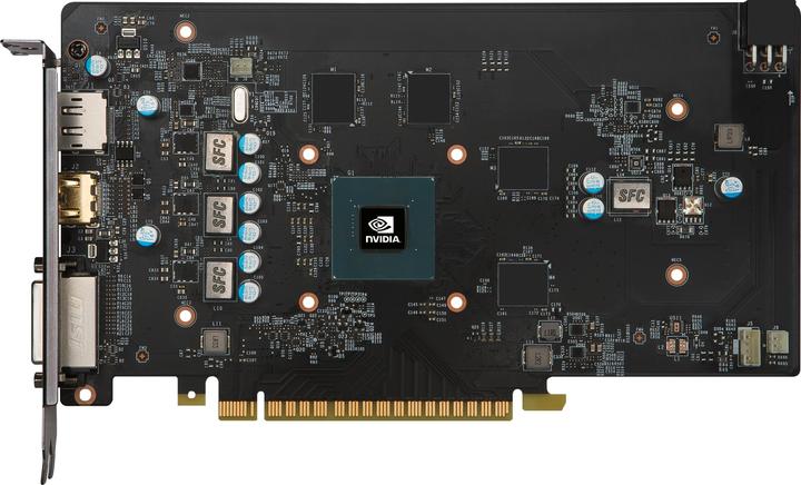 Actual product image MSI GeForce GTX 1050 Ti GAMING 4G (4 GB)