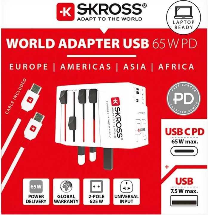 Actual product image Skross MUV USB AC 65 PD