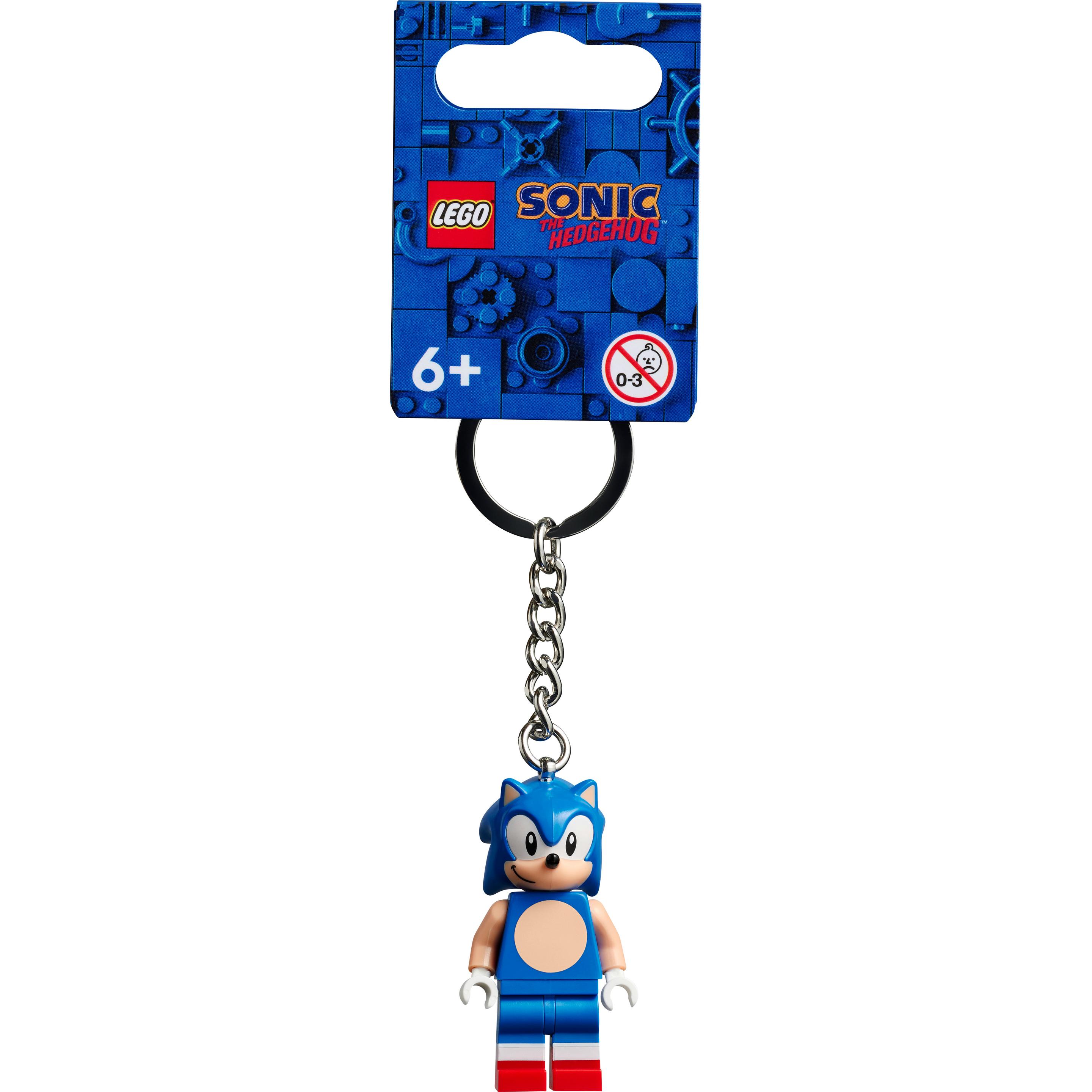 LEGO, Unisex, Portachiavi, Portachiavi Sonic the Hedgehog (854239), Multicolore