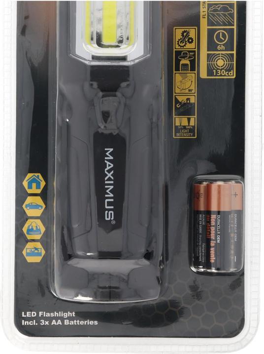 Produktbild Duracell MAXIMUS LED Worklamp M-WKL-012-DU 3W+1W 240+60lm 3xAA Powered by (240 lm)