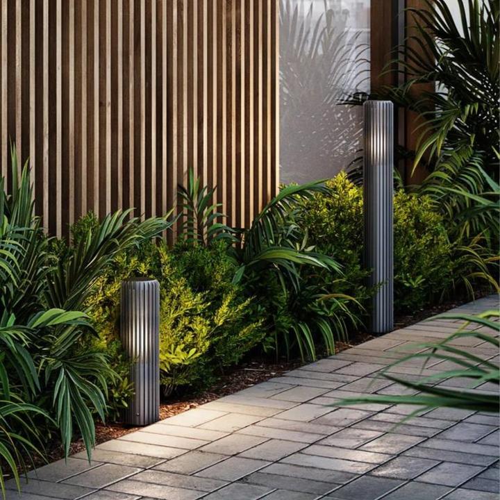 Produktbild Nordlux Matrix 95, Gartenleuchte, Grau (E27, IP54)