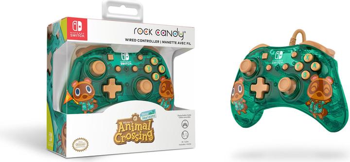 Produktbild PDP Rock Candy Wired Controller: Timmy & Tommy Breezy Blue (Switch, Switch Lite, Switch OLED)