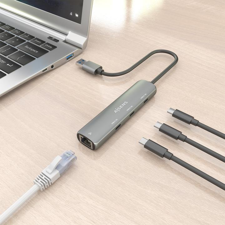 Produktbild Aisens ASUC-4P037-GR (4 Ports)