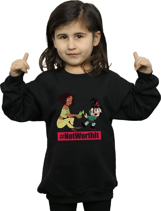 Produktbild Disney Wreck It Ralph Tiana And Vanellope Sweatshirt Mädchen (128)