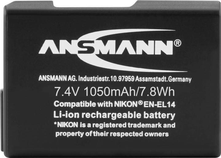Actual product image Ansmann A-Nik EN-EL14 (Camera battery)
