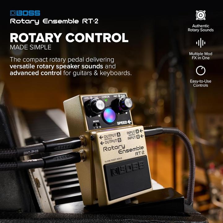 Produktbild BOSS (Electronics) Effektgerät RT-2 Rotary Ensemble (E-Gitarre, Keyboard)