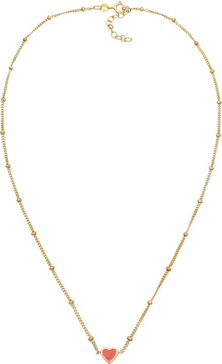 Immagine prodotto Elli Cuore (Argento 925 placcato oro, Nessuna pietra, Smalto, 40 cm)