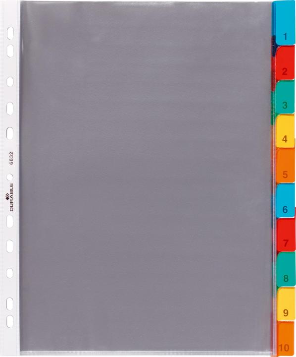 Actual product image Durable Register sleeves PP