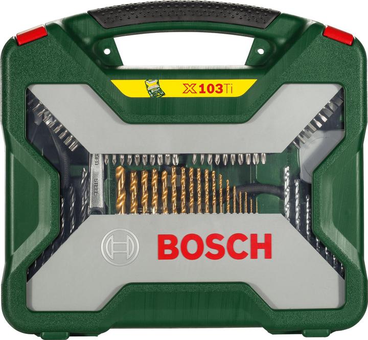 Actual product image Bosch Zubehör X-Line Titanium Set 103 pieces (1 mm, 1.5 mm, 10 mm, 2 mm, 2.5 mm, 3 mm, 3.5 mm, 4 mm, 4.5 mm, 5 mm, 5.5 mm, 6 mm, 6.5 mm, 7 mm, 8 mm)