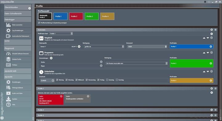 Productafbeelding Aqua Computer OCTO ventilatorregelaar voor PWM ventilatoren (8 Ventilator)
