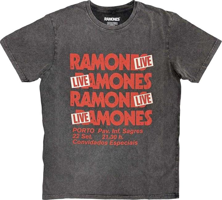 Produktbild Ramones Concert TShirt Steinwaschen (XL)