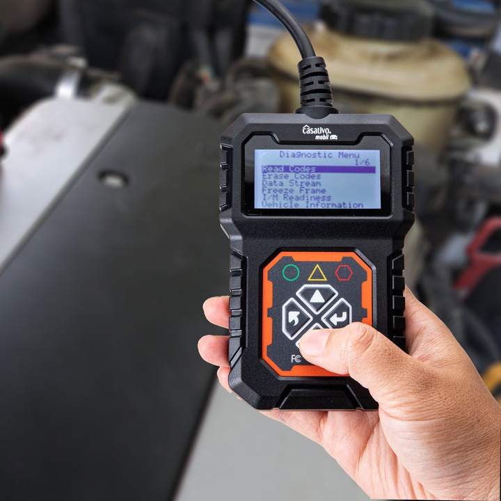 Image du produit Casativo Appareil de diagnostic OBD2, lire et effacer les codes d'erreur