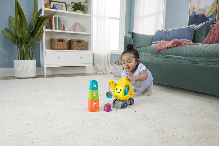 Actual product image Fisher-Price Count & Stack Crane- (D, F, E)
