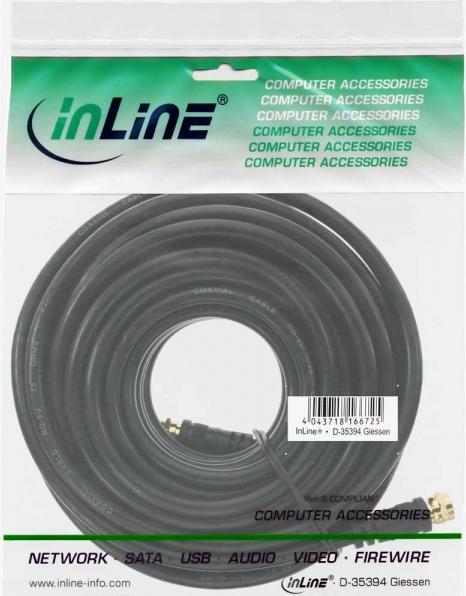 Actual product image InLine SAT connection cable (85 dB, Plug socket)