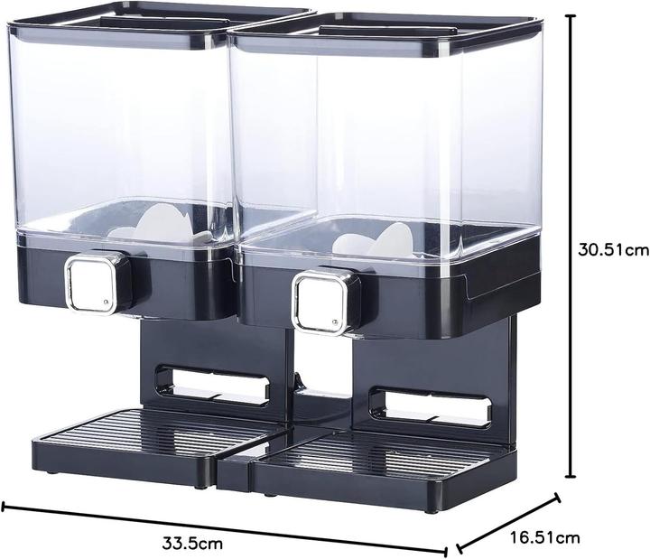 Actual product image Rosenstein & Söhne Double dispenser for cereals & snacks