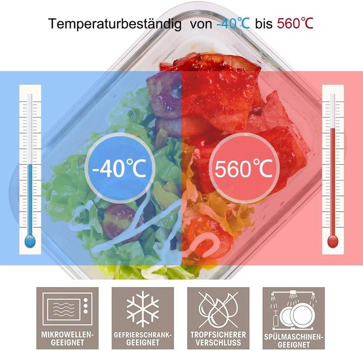 Actual product image Genicook Food storage tin set (0.84 l)
