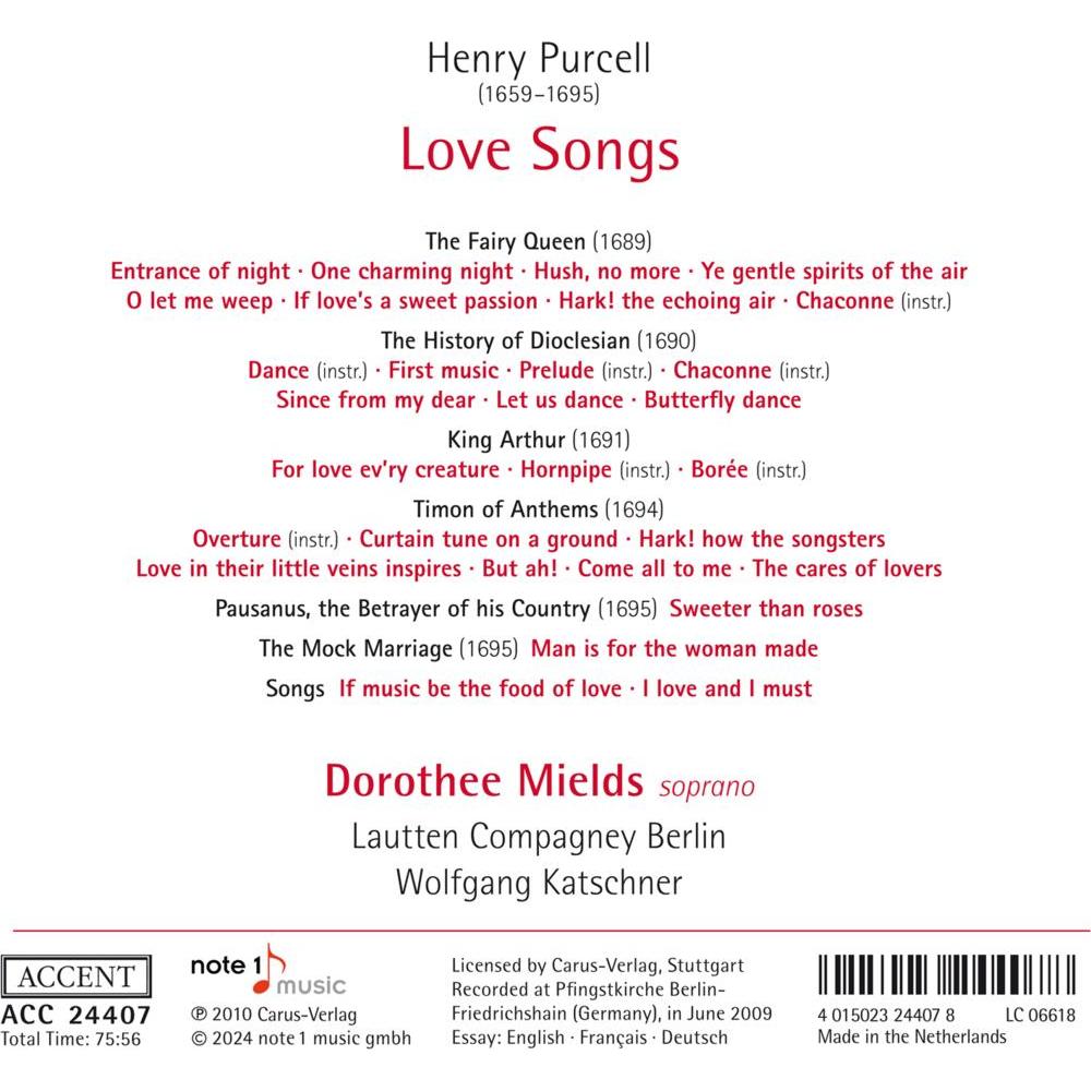 Thumbnail - Love Songs, Schallplatten