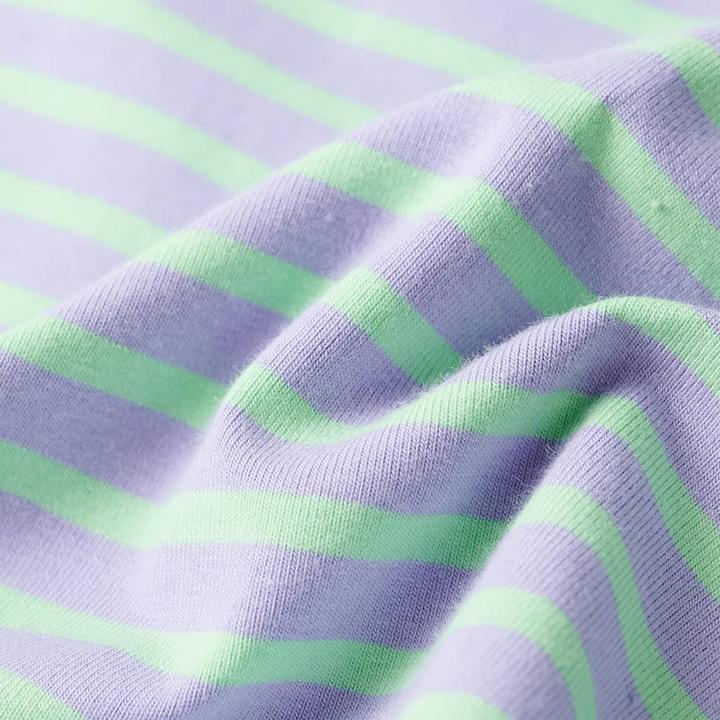 Image du produit vidaXL Jupe enfant à rayures droite Vert menthe clair (140)