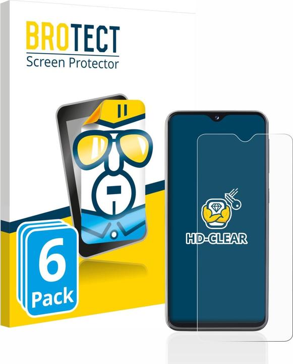 Actual product image BROTECT Screen Protector Clear (6 Piece, Samsung Galaxy A20e)