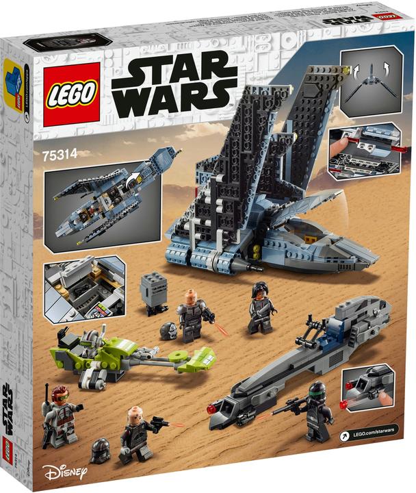 Actual product image LEGO Attack Shuttle from The Bad Batch (75314, LEGO Star Wars)