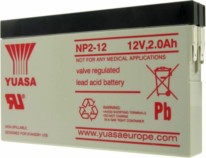Produktbild Yuasa Akku NP2-12 (12 V, 2 Ah)