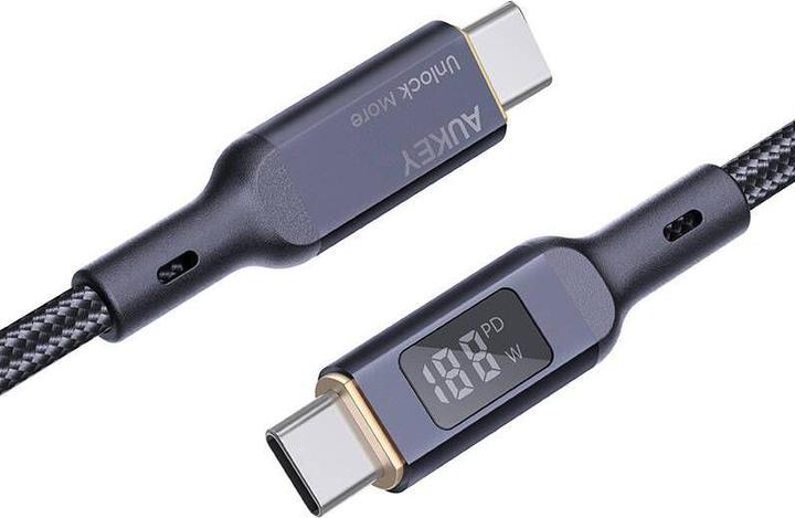 Image du produit Aukey USB-C – USB-C Display (1 m, USB 2.0, 100 W)