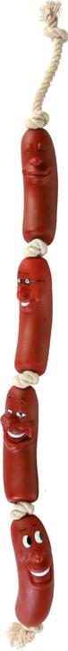 Produktbild Trixie Snack Toy 4er Würstchenkette 75cm (Kauspielzeug Hund)