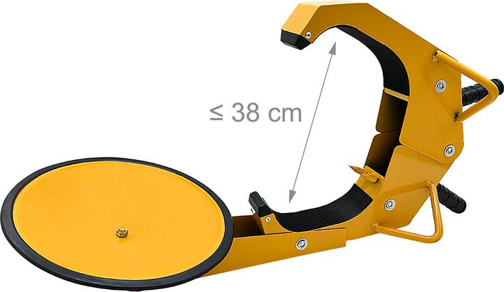 Productafbeelding Relaxdays Radkralle zur Diebstahlsicherung 15 Zoll