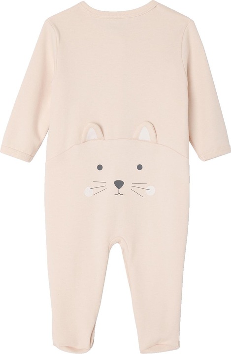 Image du produit Vertbaudet Bio-Kollektion: Baby Strampler mit Katze (62)