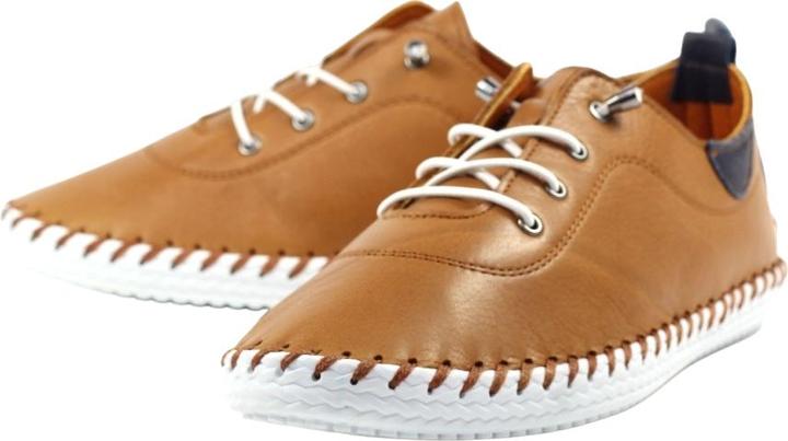 Produktbild Lunar Leinenschuhe St Ives Leder (41)