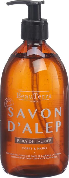 Actual product image BeauTerra Aleppo liquid soap (Liquid soap, 500 ml)