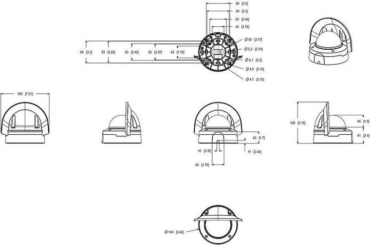 Actual product image Axis P3277-LVE (2592 x 1944 pixels)