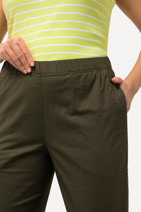 Produktbild Ulla Popken 7/8-Hose Ruby, geformtes Knie, gerades Bein, Elastikbund (42)