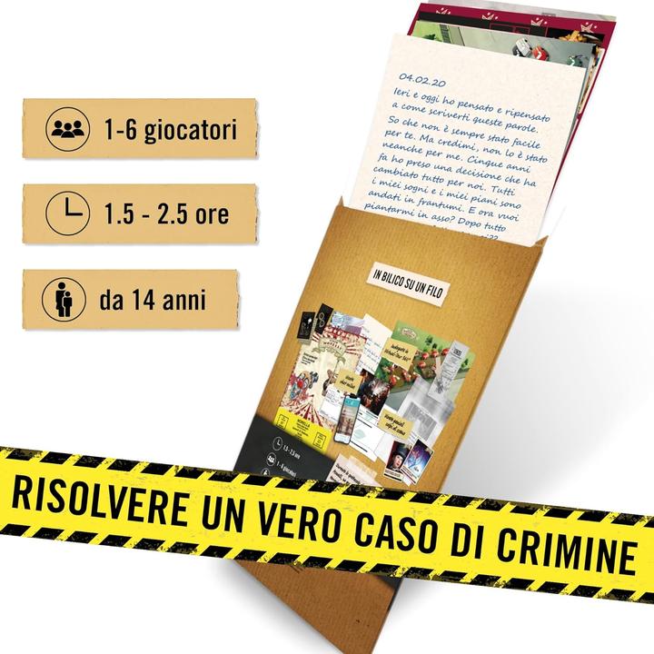 Produktbild Hidden Games In bilico su un filo (IT) - Gioco investigativo (Italienisch)